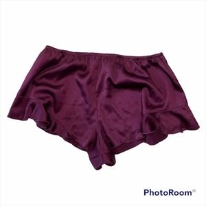 Victoria Secret Small Purple Silky Pajama Shorts